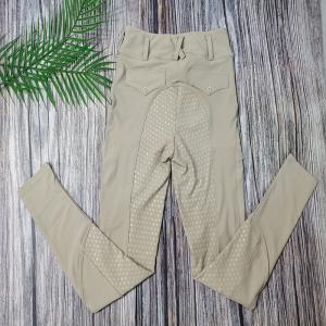 Buy cheap Anti Pilling Equestrian Leggings Khiki Riding Breeches With Phone Pocket from wholesalers