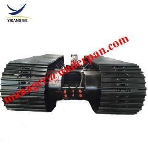 Hydraulic crawler steel track undercarriage system for custom undercarriage