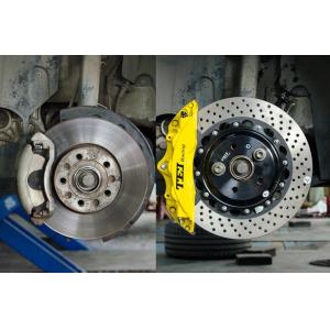 Front Big Brake Caliper 6 Piston Forged Caliper With 355x32mm Drilled Disc Rotor