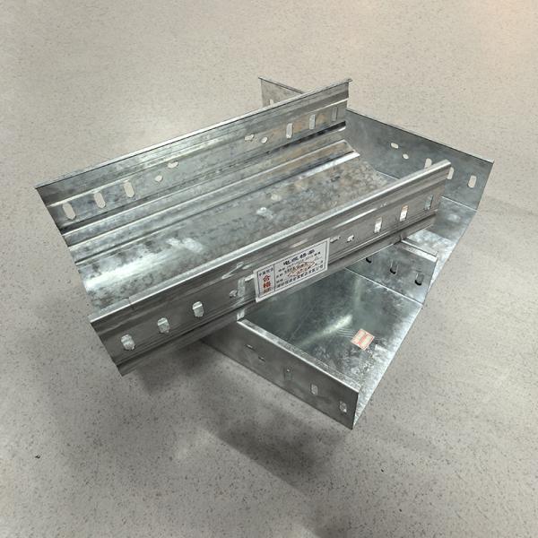 Quality 100mm Perforated Metal Cable Tray / Durability Galvanized Slotted Cable Tray for sale