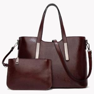 Buy cheap Retro Ladies PU Leather Tote Bag And Purse Set from wholesalers