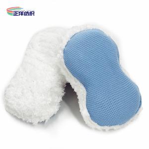 Buy cheap Scratch Free Car Detailing Tools 14x24x5cm 75g Microfiber Double Side Foam Wax Applicator from wholesalers