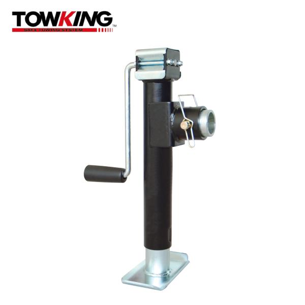 5000lbs Capacity Agricultural Trailer Jacks 10" Lift With Footplate And Side