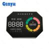 Buy cheap Custom Shape VA LCD Display Color Segmented LCD Display 4Digit Zebra Screen For Clock from wholesalers