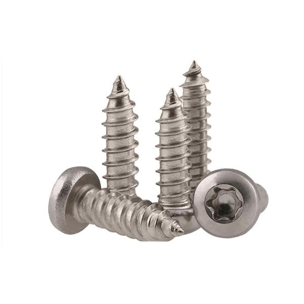 Buy cheap Stainless Steel Torx Drive Pan Head Tapping Screws for Sheet Metal Six-Lobe Drive Pan Head Pointed Screws from wholesalers