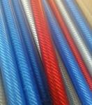 Buy cheap 16mm Colorful glass fiber tube FRP CRFP tube pole  glass fiber round tube from wholesalers