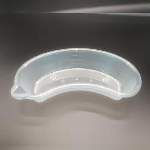 Buy cheap Surgical Kit Plastic Dressing Basin Transparent Disposable Plastic Kidney Basin from wholesalers
