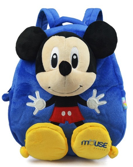 Quality Blue Personalised Mickey Mouse Backpack For Toddler ,  Eco Friendly for sale
