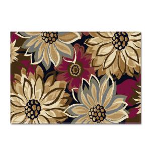 99.1*152.4cm Flower Pattern Room Rugs Washable Dining Room Floor Mat Floor