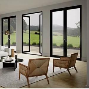 Buy cheap High-Quality Aluminum Alloy 6063-T5 Frame Swing Door for Commercial and Residential Settings with Customizable Hardware Accessories from wholesalers