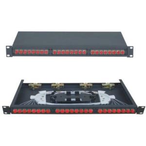 24 fibers Rack-Mount Fiber Optic Terminal Box optical patch panel Cold rolled