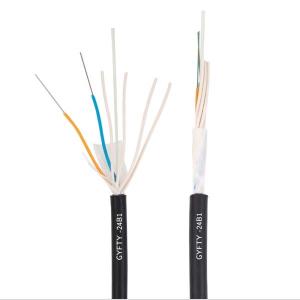 Buy cheap Loose Tube Fiber Optical Cable non-metallic polyethylene sheathed GYFTY from wholesalers