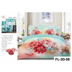 Buy cheap 3D Reactive Printed Sheet Set Cotton Bedsheet from wholesalers