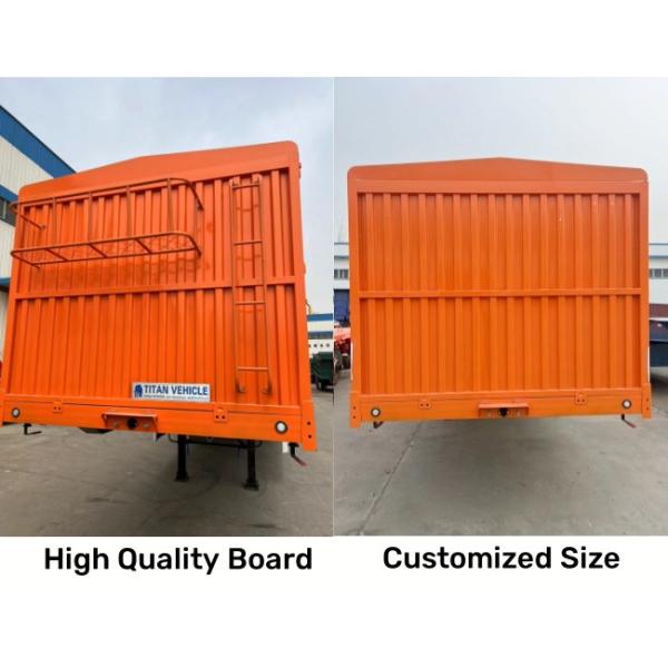 TITAN 3 Axle Fence Semi Trailer for Sale 60 Tons of Trailer Stakes (2)