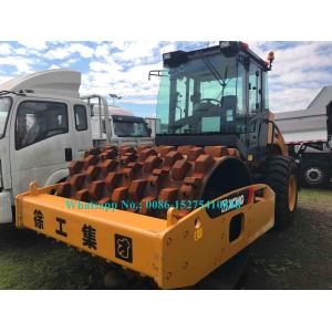 Mechanical Control 14 Ton Road Roller Machine XCMG XS143J With Air Conditioner