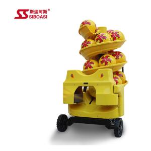 Inclination Angle Adjustable Soccer Football Snapping Machine Self feeding