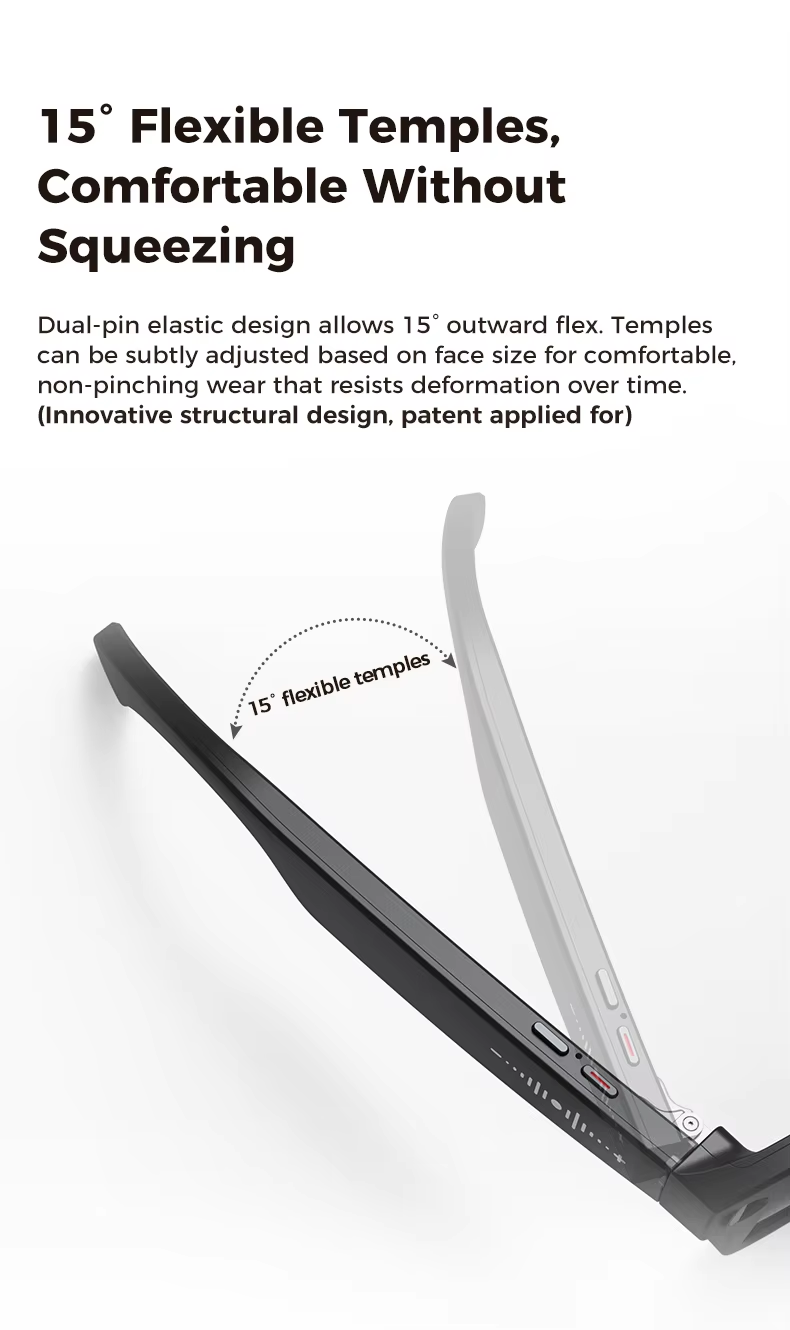 Buy cheap GS5 Max Smart Glasses With Charging Case 8MP Camera Wi-Fi Transfer AI Translation from wholesalers