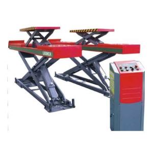 Double Scissor Auto Workshop Equipment , Four-wheel Alignment Car Lift For