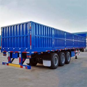 Buy cheap Cargo Transporting 60T cimc Tri-Axle Sidewall Fence Semi Trailer from wholesalers