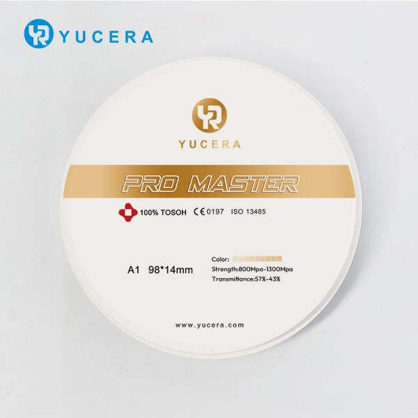Quality Yucera Pro Master Zirconia Block Press Multilayer Dental Lab Material for sale