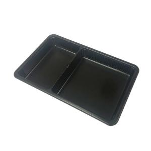 Buy cheap Custom Black PP Heat Sealable Food Tray with Competitive Tooling Cost for Takeout Containers product