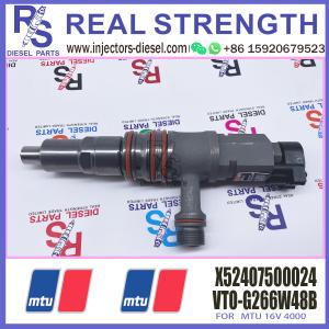 Buy cheap MTU 16V 4000 Diesel Engine Injectors VTO-G266W48B X52407500024 from wholesalers