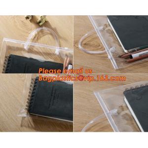 Buy cheap Simple clear Plastic PVC A4 file bag with zipper, pvc k file bag, Custom PP A4 File Bag Document Bag Plastic Zippe from wholesalers