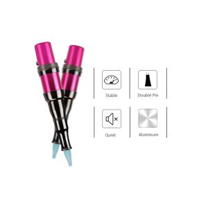 Buy cheap Rose Red Copper Double Pin Permanent Makeup Tattoo Machine 10V from wholesalers