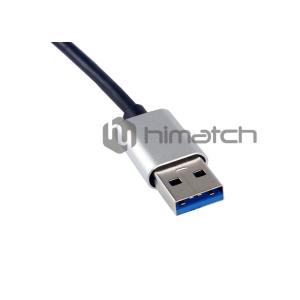 Buy cheap Plug USB 3.1 Type C Cable Sync Data Charging With Silver Aluminium Shell from wholesalers