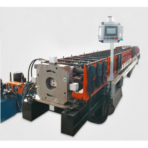 Quality Galvanized Steel Rain Downspout Pipe Roll Forming Machine Hydraulic Cutting System for sale
