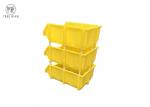 Buy cheap Assembly Bench Plastic Bin Boxes , Stackable Storage Boxes For Warehouse Shelving from wholesalers