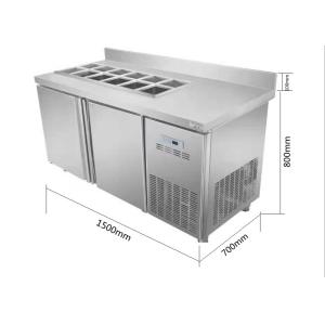 Buy cheap 380W Slotted Undercounter Commercial Kitchen Fridge Air Cooling from wholesalers