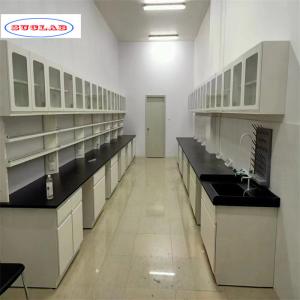 Buy cheap High Environmental Friendliness Chemistry Lab Bench Solid Structure Multifunctional Functionality from wholesalers