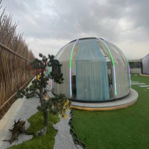 Buy cheap Transparent 6m Geodesic Dome House With PC Aluminum Construction from wholesalers