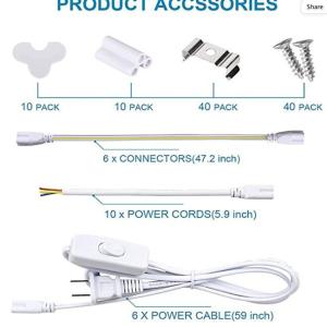 Buy cheap 160LM/w Integrated Led V Shape Lamp With US Or EU Plug Clips Screws Linkable Cable Flicker Free Triac Dimmable PF>0.90 from wholesalers