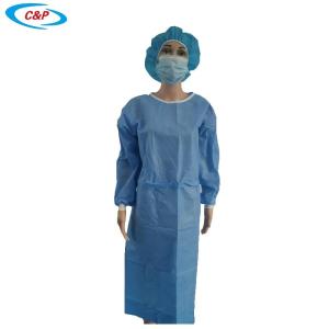 Buy cheap SMS Nonwoven Medical Protective Equipment Disposable Isolation Gown 45gsm from wholesalers