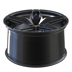 Buy cheap Gun Metal 1 Piece Forged Wheels Machined Face Monoblock Rims 20 Inch 5X108 from wholesalers