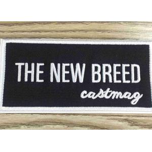Quality Stick - On Custom Embroidered Patches And Badges Self Adhesive Label For Bag / Shoes for sale Buy cheap Stick - On Custom Embroidered Patches And Badges Self Adhesive Label For Bag / Shoes product