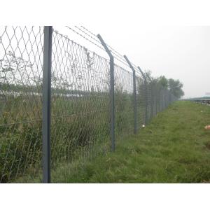 Buy cheap Galvanized Green Powder Coated Metal Weave Diamond Chain Link Fence from wholesalers