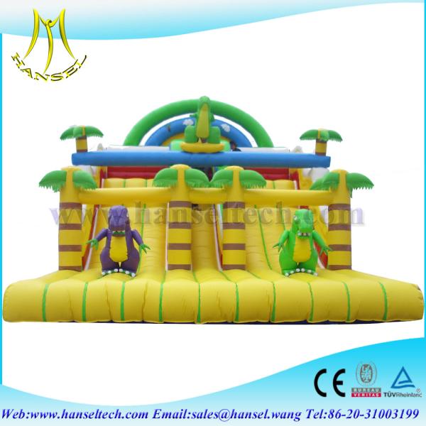 Buy cheap Hansel Hot Commercial Inflatable Slide with customized bouncy slide from wholesalers