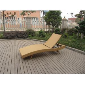 Buy cheap Patio PE Rattan Lounge Chair , Modern Comfortable Chaise Lounge from wholesalers