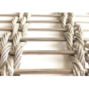 Buy cheap Flexible Woven 100x6m Stainless Steel Architectural Mesh Fabric Facade from wholesalers