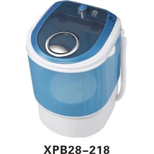 Blue Portable Quiet Single Tub Washing Machine With Dryer 2.8 Kg Transparent