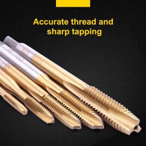 Buy cheap HSS 6542 Spiral Point Taps M3-M8 Titanium Coated from wholesalers