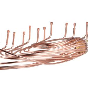 Buy cheap Distributor Head Heat Exchanger Copper Coil Tubes With CE ISO 9001 Certification from wholesalers