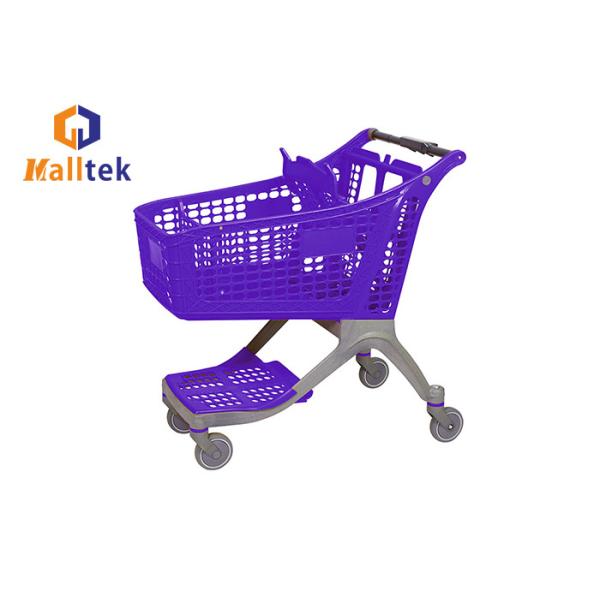 Buy cheap Unfolding Supermarket Cart Trolley With 5'' TPR Wheels from wholesalers