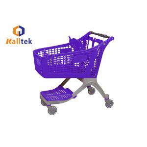 Buy cheap Unfolding Supermarket Cart Trolley With 5'' TPR Wheels from wholesalers