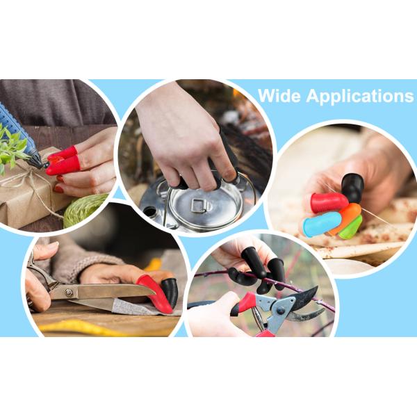 Finger Protectors Rubber Fingers Covers Silicone Finger Protector Sleeve Grips Tips Guard GlovesCots