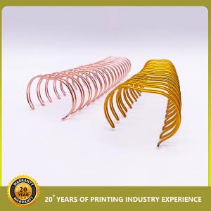 Notebook Pantone Double Loop Wire 0.9mm Steel Calendar Binding Wires