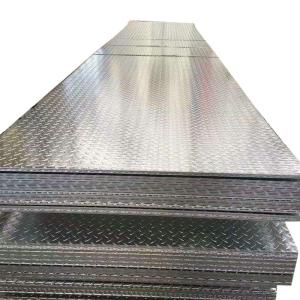 Buy cheap Q235B Hot Dipped Galvanized Checkered Iron Floor Steel with 7 Days Stock and PVOC Certification in 1251-1500mm Width from wholesalers